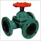 G49J三通襯膠隔閡閥 G49J三通襯膠隔閡閥