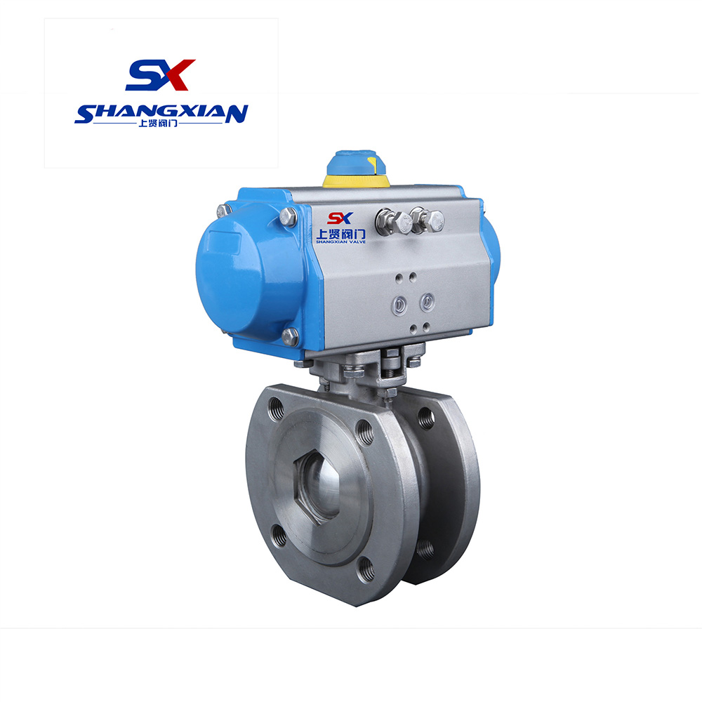 Q671氣動對夾球閥 Q671氣動對夾球閥