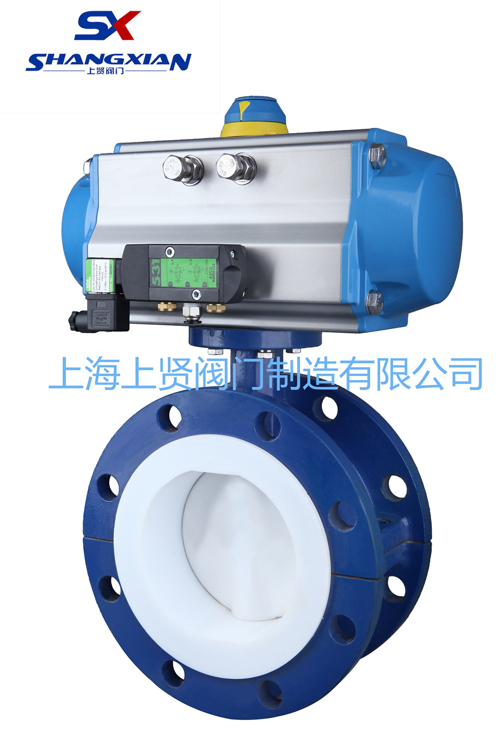 D641F46氣動襯氟蝶閥 D641F46氣動襯氟蝶閥