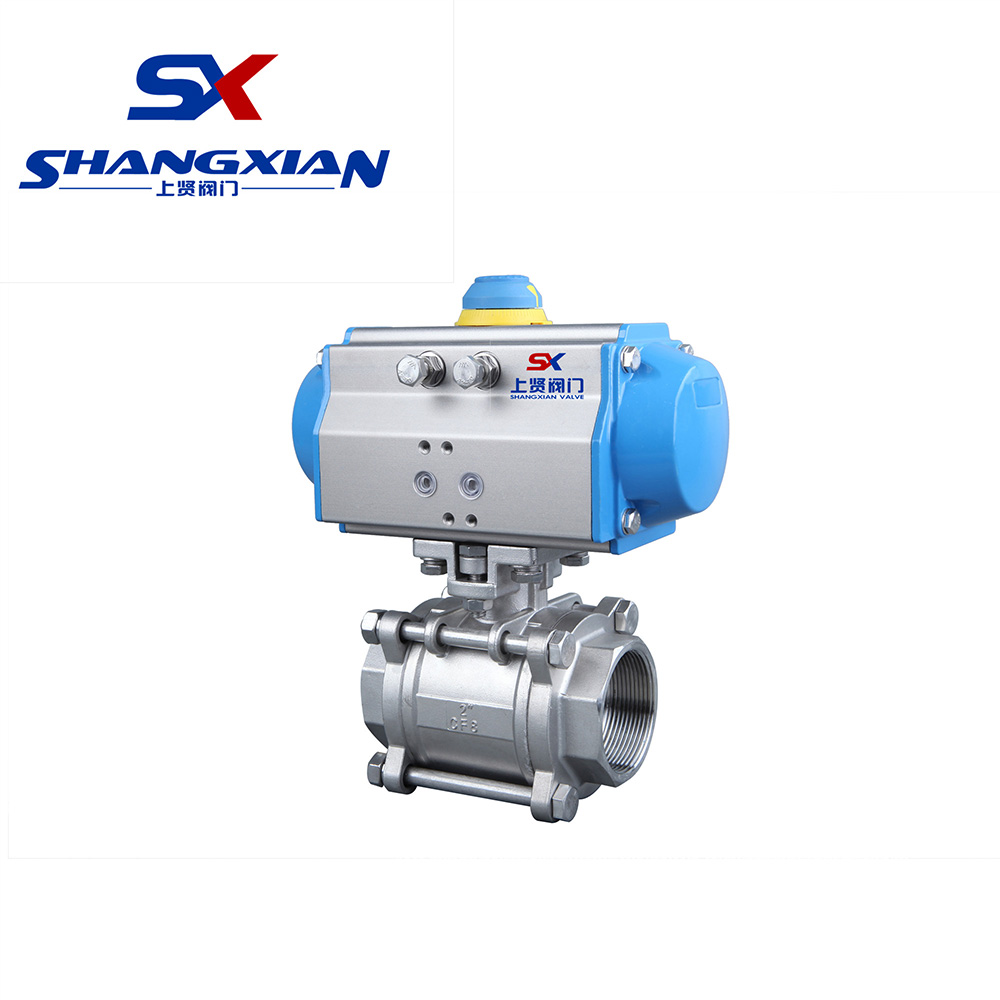 Q611內羅紋氣動球閥 Q611內羅紋氣動球閥